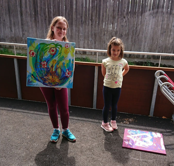 Action Painting// SOMMERFERIENPROGRAMM 2020