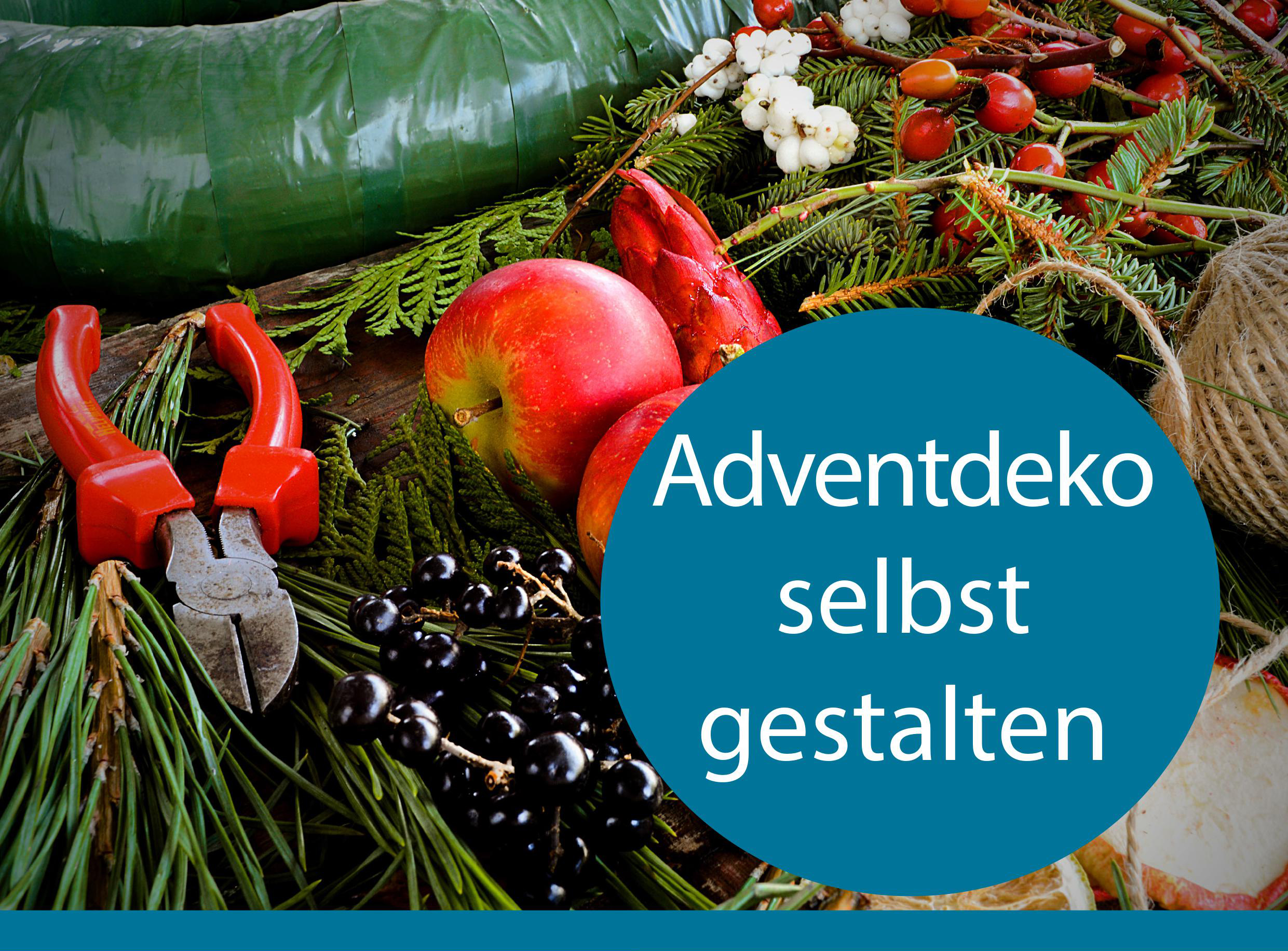 Adventdeko selbst gestalten//Volksbildungswerk